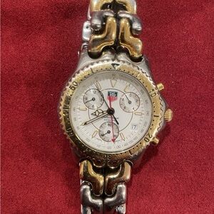 Tag heuer SEL mens with box and links